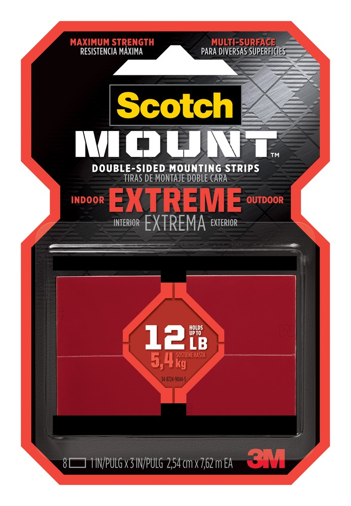 3M TIRAS MONTAJE DOBLE CARA 25.4 X 7.62 414H-ST