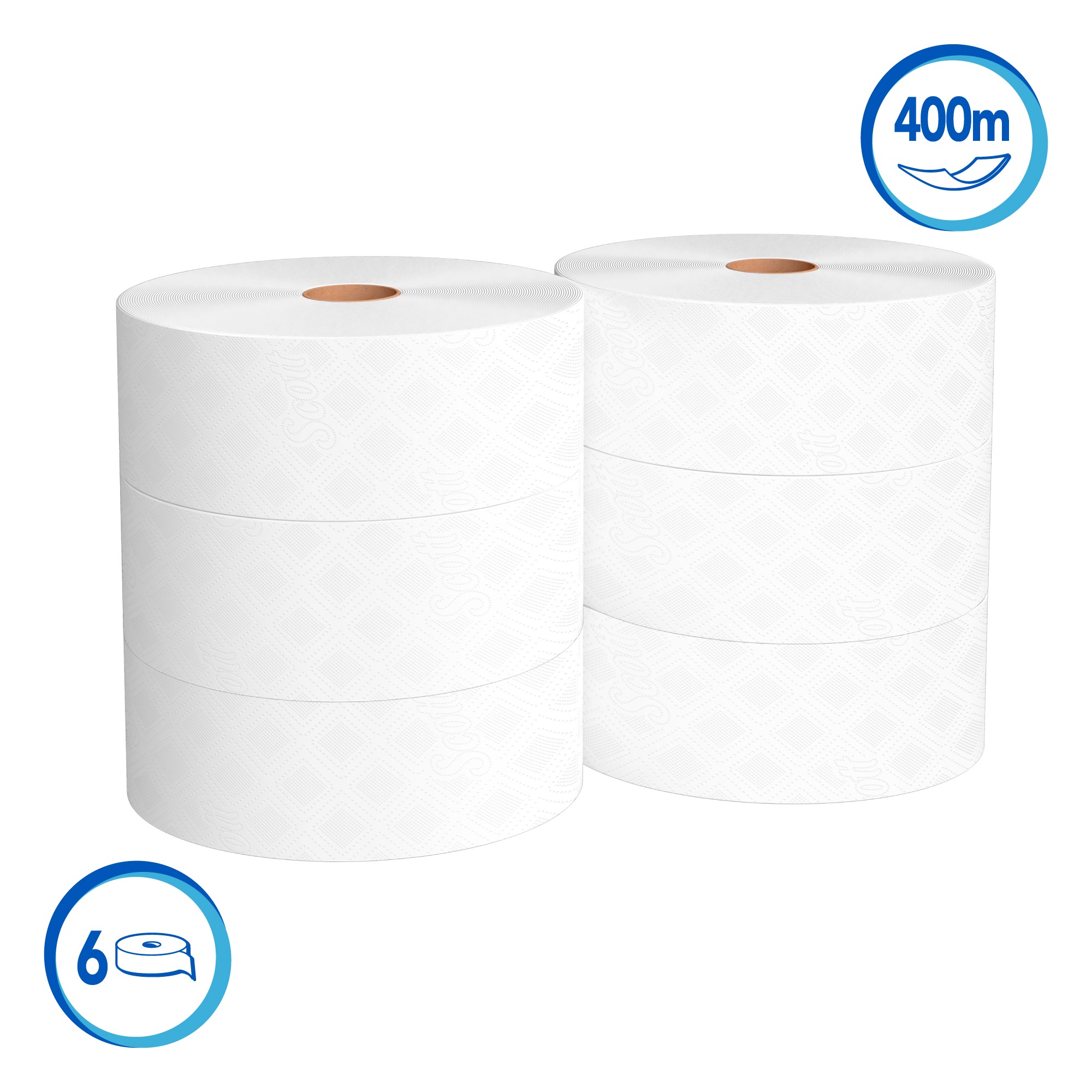 PAPEL HIGIENICO #30225113 JR BASIC 400MTS PQT/ 6