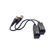 ADAPTADOR VIDEO BALUN TRANSMISOR DE SEÑAL HIKVISION 1/2/3/4/5/8MP HD-TVI/AHD/CVI/CVBS AUDIO OVER COXIALDS-1H18S/E DS-1H18S/ 307400306 NEGRO